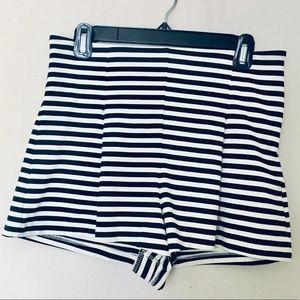 Free People High Waisted Pleated Shorts